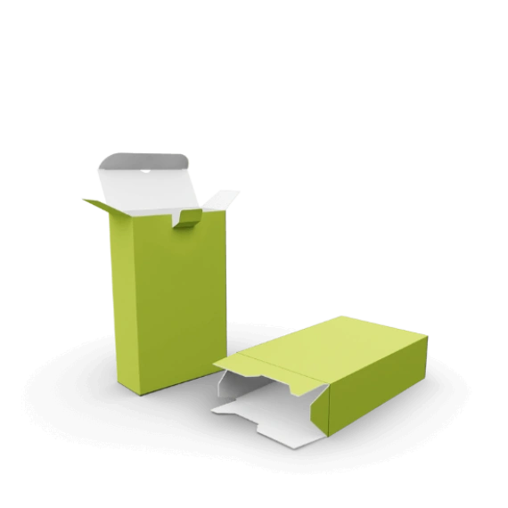 Folding box with crash lock base and safety flap Folding box with crash lock base and safety flap
