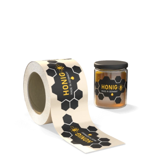 Special shaped honey labels Special shaped honey labels