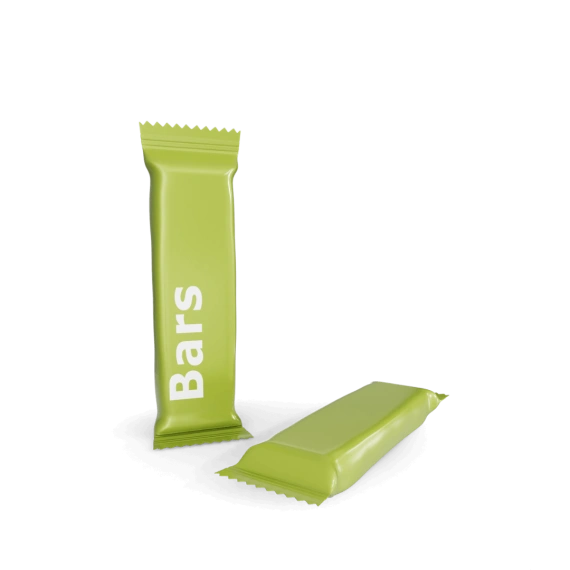 Riegelverpackung auf Rolle