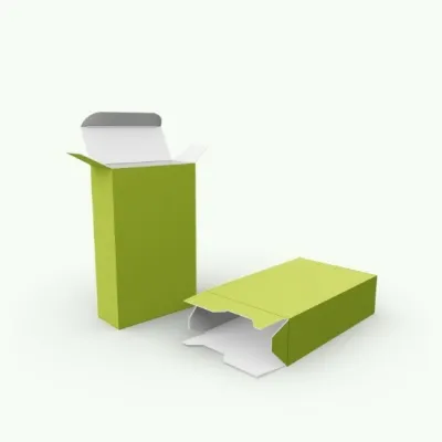 Folding box made of solid board