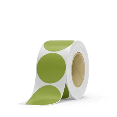 Round roll labels Round roll labels