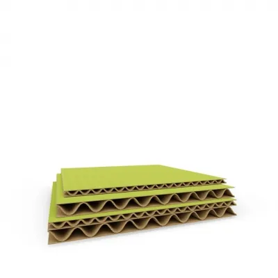 Kartonzuschnitt Fefco 0110 bedruckt