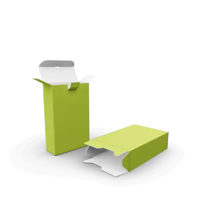 Folding box with crash lock base and safety flap