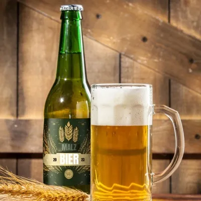 printed beer labels