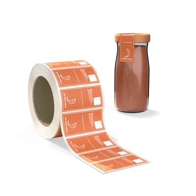 Sealing labels bottle