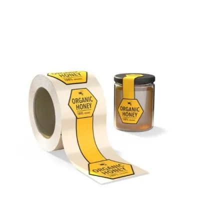 Sealing labels honey Sealing labels honey