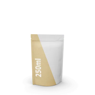 Standbodenbeutel Kraftpapier/PE - 250 ml