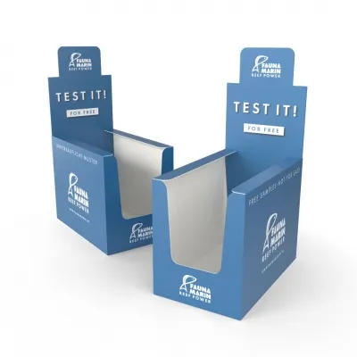 Thekendisplay f&uuml;r Testprodukte