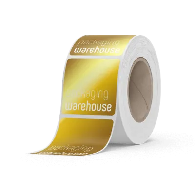 Heißfolienprägung gold glänzend