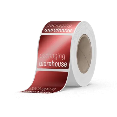 Heißfolienprägung rot glänzend