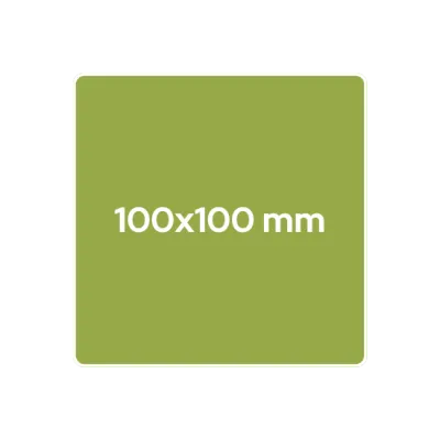 100x100 mm - quadratisch