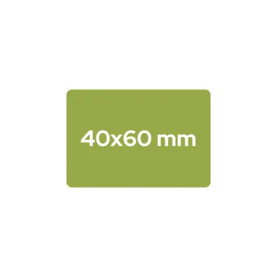 40x60 mm - rechteckig