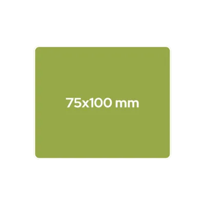 75x100 mm - rechteckig