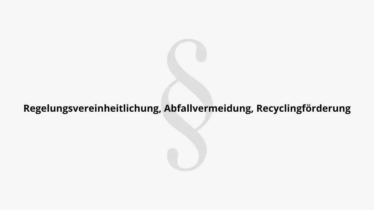 Regelvereinfachung