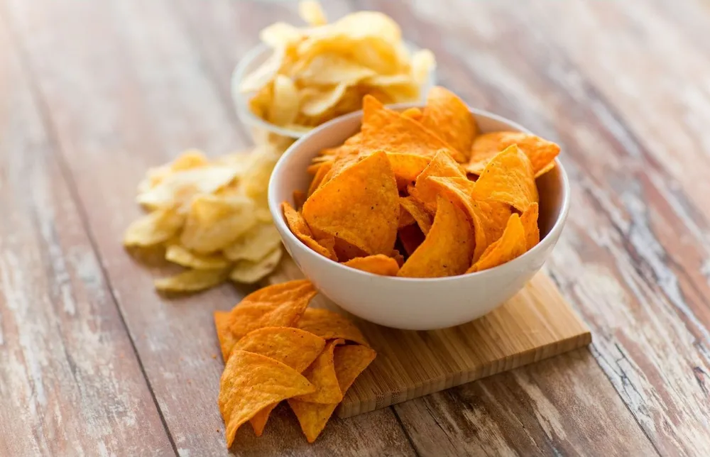 Snacks in Schalen