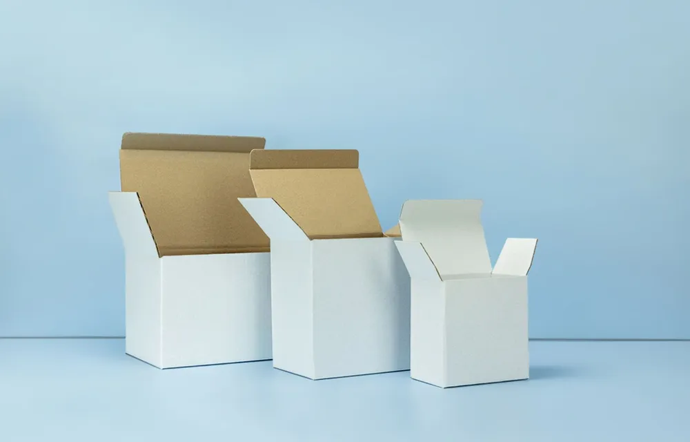 FEFCO 0215 folding boxes made from natural corrugated cardboard FEFCO 0215 folding boxes made from natural corrugated cardboard