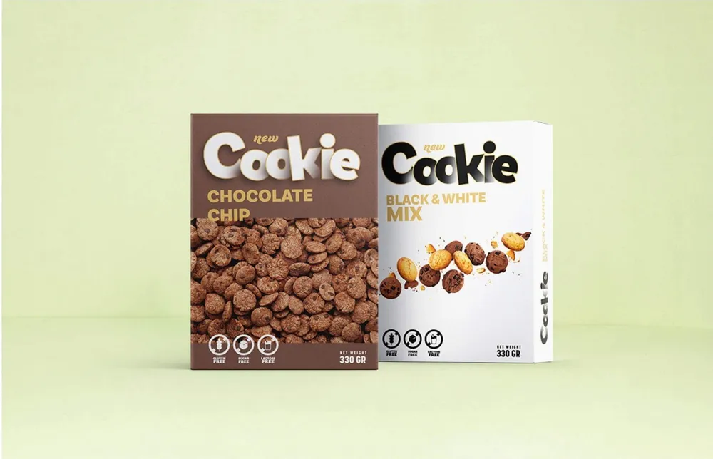Cookieverpackung Faltschachtel Cookieverpackung Faltschachtel