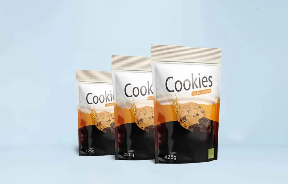 Verschieden große Beutel für Cookies Verschieden große Beutel für Cookies