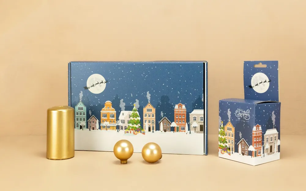Weihnachtsverpackung für Mitarbeitergeschenke Weihnachtsverpackung für Mitarbeitergeschenke
