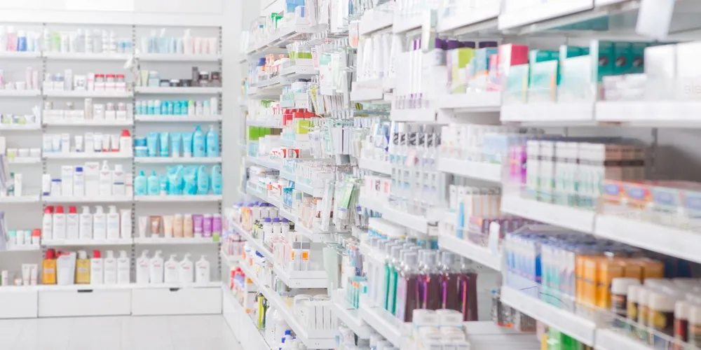 Apotheke mit Pharmaverpackung Apotheke mit Pharmaverpackung