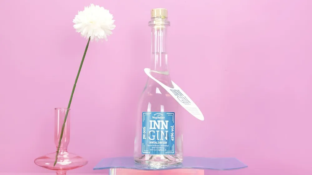 Etichette per gin in carta ruvida