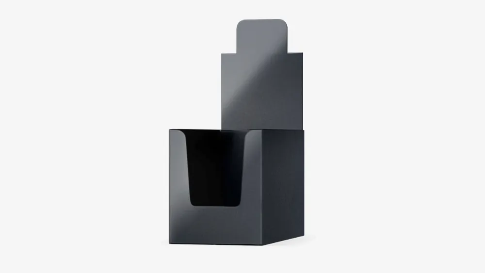 Natural brown cardboard counter display