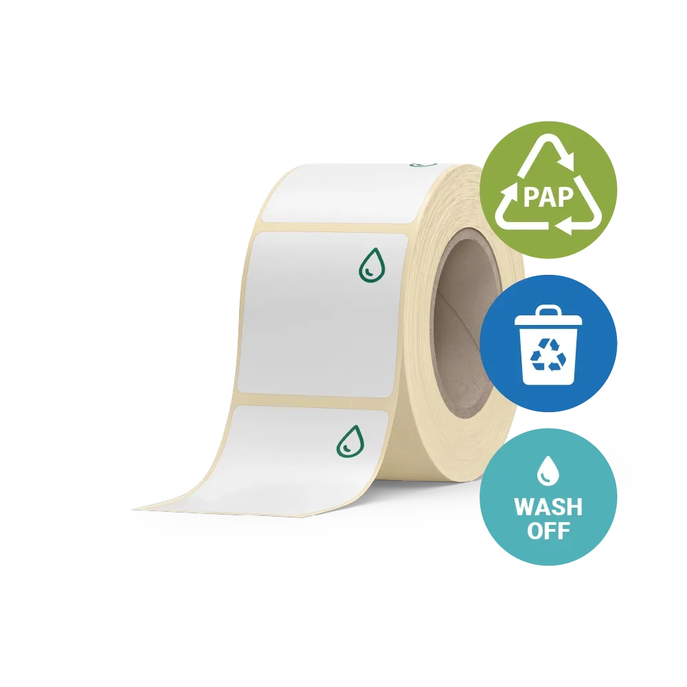 Haftpapier Kleber wash off