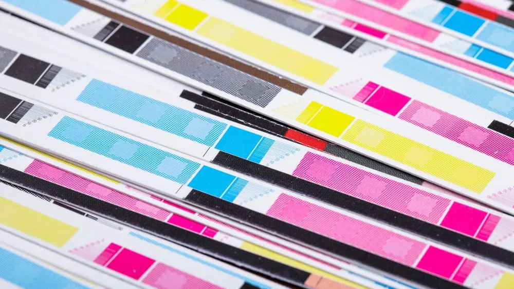 CMYK Farbandruck CMYK Farbandruck