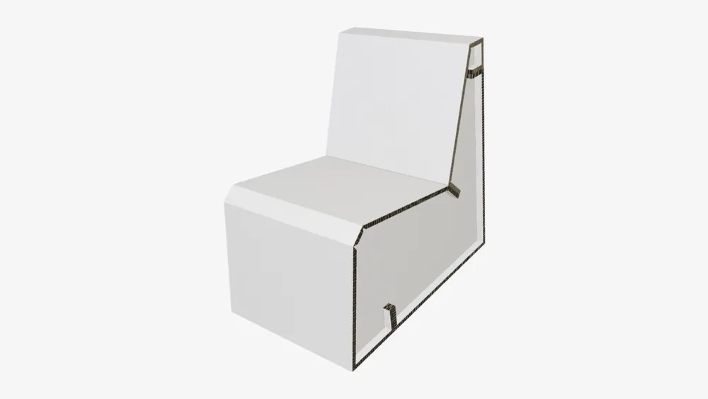 Hocker aus Wellpappe Hocker aus Wellpappe