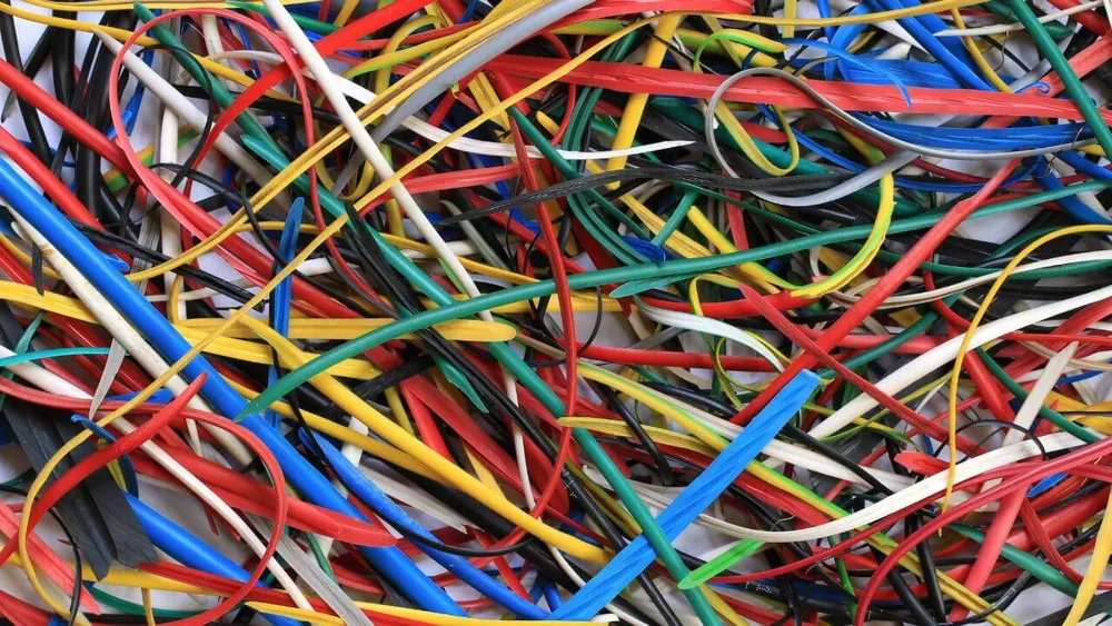 Getrennte Stoffe - Plastik Getrennte Stoffe - Plastik