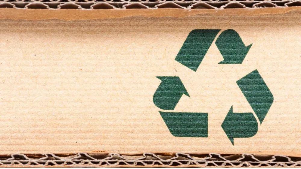 Wellpappe Recyclingprodukt Wellpappe Recyclingprodukt