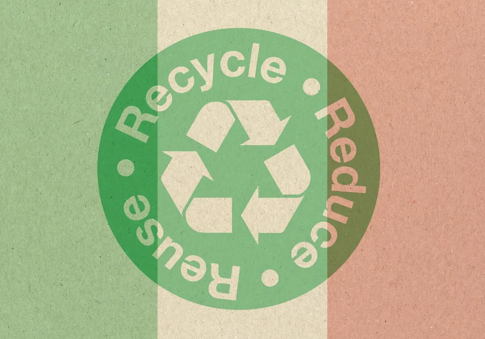 Recycling durch neue Umweltkennzeichnung in Italien