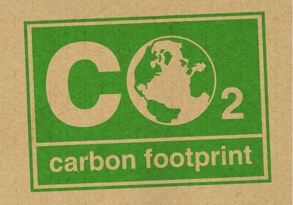 Co2 Fußabdruck von Verpackungen