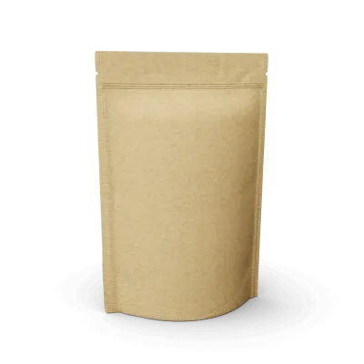 Brauner Naturpapier Standbodenbeutel