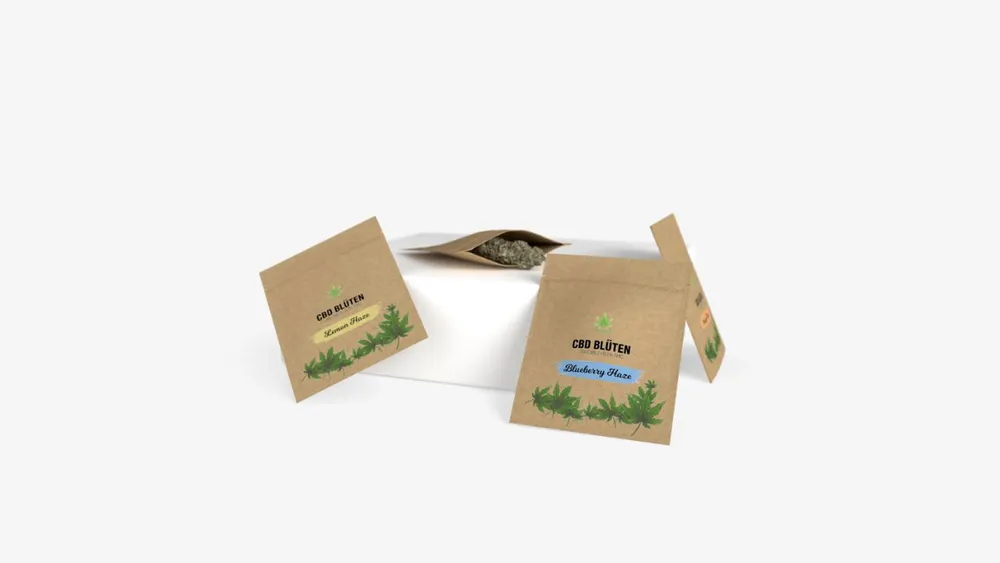 bedruckte Flachbeutel aus Kraftpapier bedruckte Flachbeutel aus Kraftpapier
