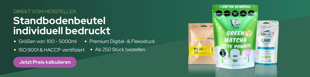 Bedruckte Standbodenbeutel kaufen