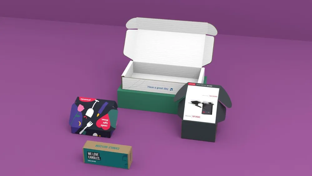 Printed mailer box Printed mailer box
