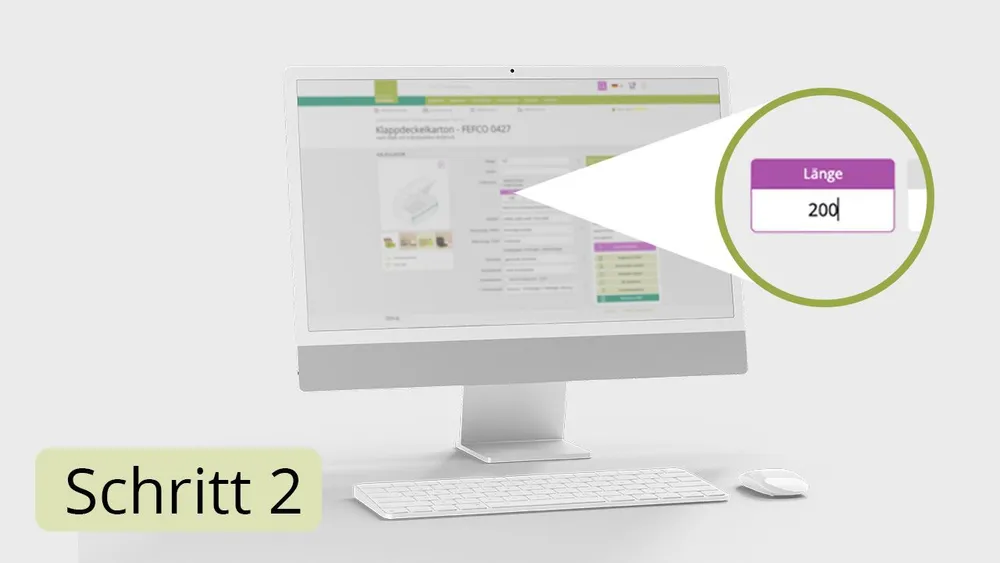 Infografik: Bestellprozess Schritt 2 Versandkarton Infografik: Bestellprozess Schritt 2 Versandkarton
