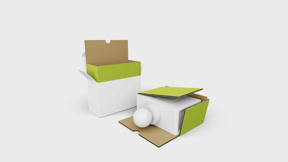 Verstärkungsinlay aus Wellpappe Verstärkungsinlay aus Wellpappe