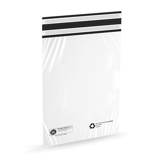 Versandtaschen aus recycelter Folie
