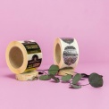 Metallic Etiketten bedruckt