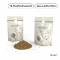 Doypack aus PE-Monofolie transparent, gländenz