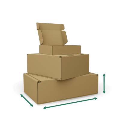 Klappdeckelkarton unbedruckt