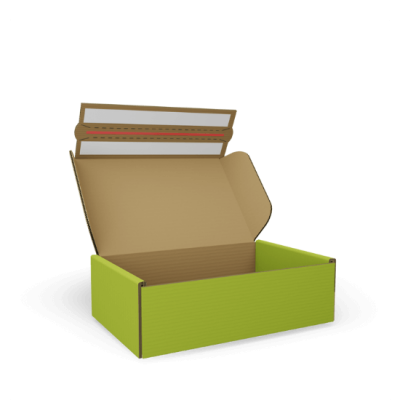 Klappkartons mit Klebestreifen - FEFCO 0885