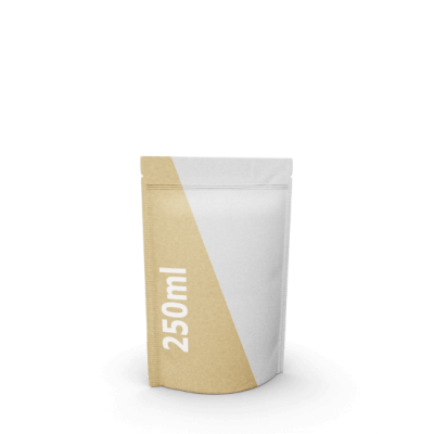 Stand-up pouch made of kraft paper - 250 ml