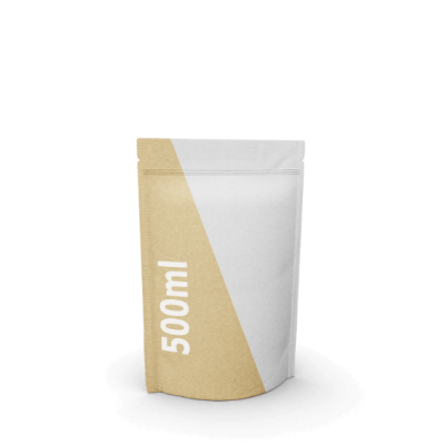 Stand-up pouch made of kraft paper - 500 ml