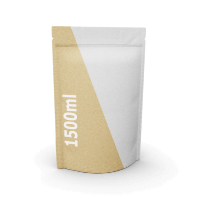 Stand-up pouch made of kraft paper - 1500 ml