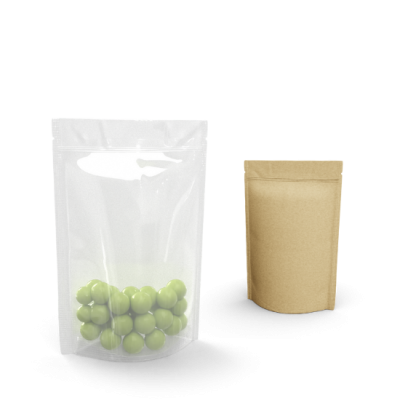 Stand-up pouches by material