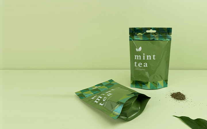 Doypack für Teeprodukte