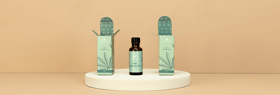 Papieretiketten CBD